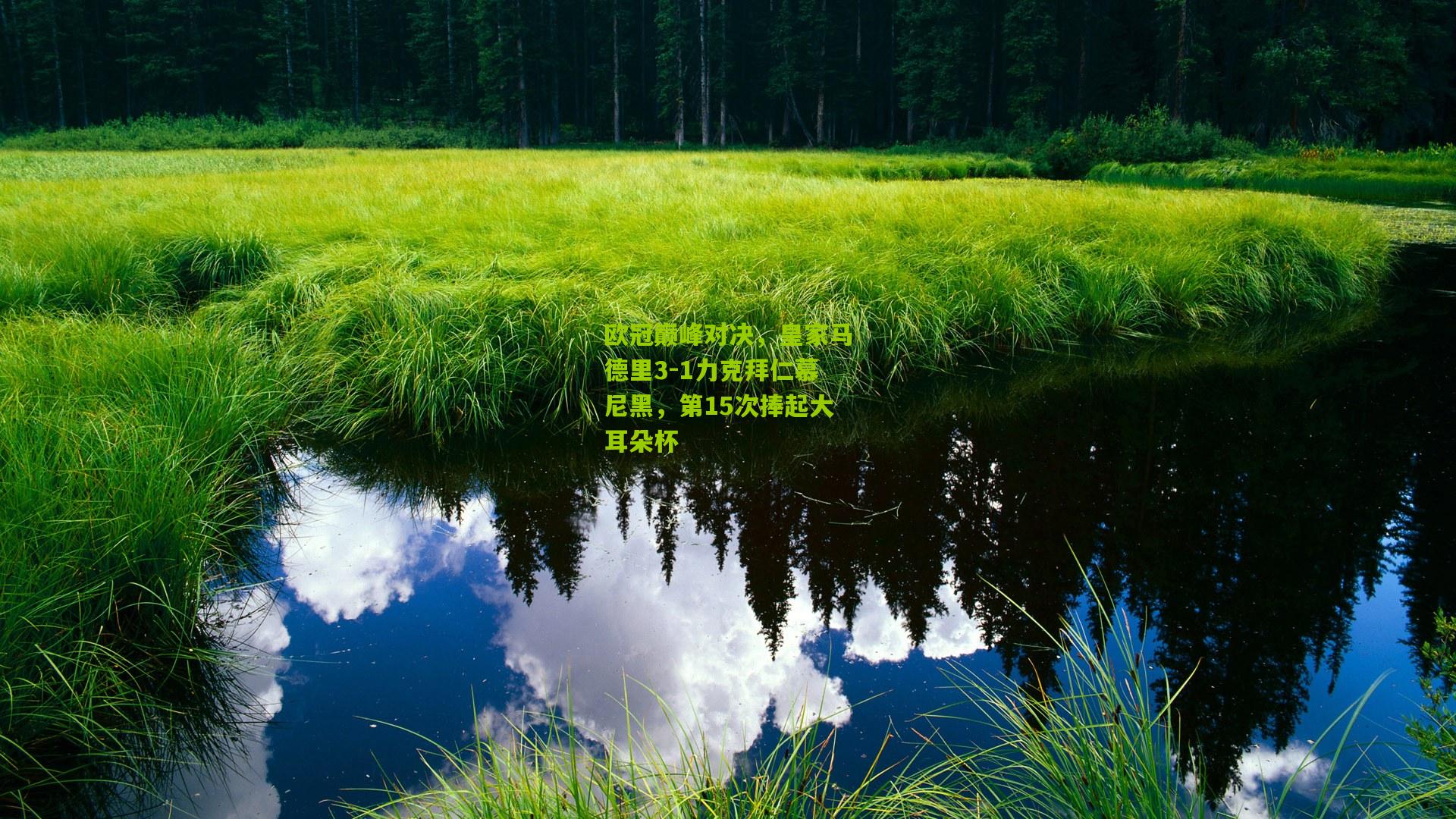 欧冠巅峰对决，皇家马德里3-1力克拜仁慕尼黑，第15次捧起大耳朵杯
